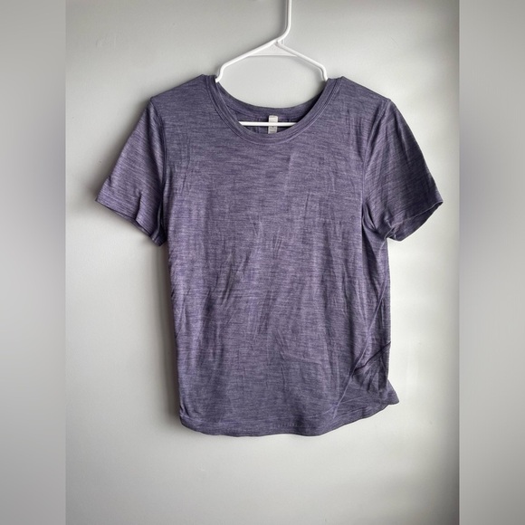 🍋Lululemon Long Distance Short Sleeve in Heathered Viola - Picture 6 of 9
